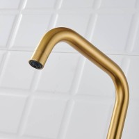 Смеситель для кухни с подключением фильтра Shevanik S528G, золотой сатин Смеситель для кухни с подключением фильтра Shevanik S528G, золотой сатин