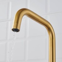 Смеситель для кухни с подключением фильтра Shevanik S528G, золотой сатин Смеситель для кухни с подключением фильтра Shevanik S528G, золотой сатин