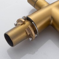 Смеситель для кухни с подключением фильтра Shevanik S528G, золотой сатин Смеситель для кухни с подключением фильтра Shevanik S528G, золотой сатин