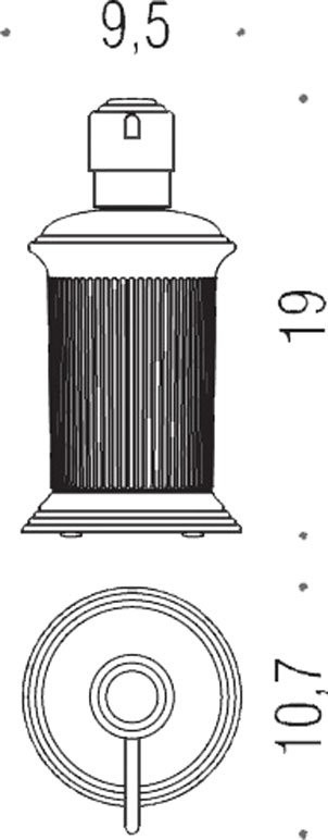 Дозатор Colombo Design Hermitage золото