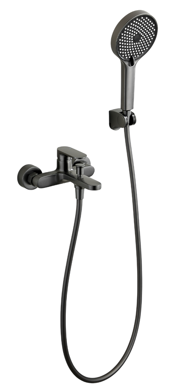 Смеситель для ванны с душем BELZ B713 B61713-3 оружейная сталь