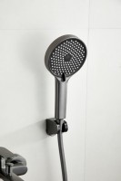 Смеситель для ванны с душем BELZ B713 B61713-3 оружейная сталь Смеситель для ванны с душем BELZ B713 B61713-3 оружейная сталь