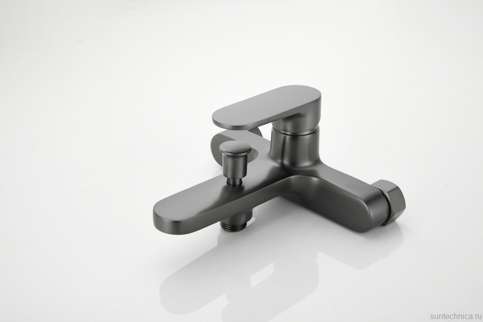 Смеситель для ванны с душем BELZ B713 B61713-3 оружейная сталь