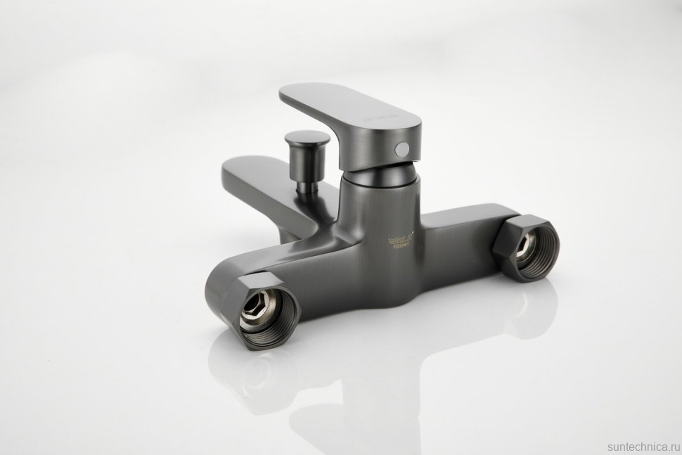 Смеситель для ванны с душем BELZ B713 B61713-3 оружейная сталь