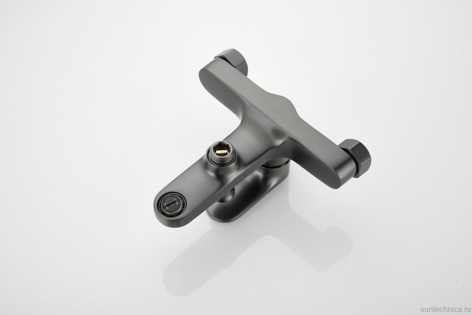 Смеситель для ванны с душем BELZ B713 B61713-3 оружейная сталь