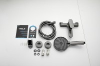 Смеситель для ванны с душем BELZ B713 B61713-3 оружейная сталь Смеситель для ванны с душем BELZ B713 B61713-3 оружейная сталь