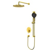 Душевой комплект WHITECROSS Y YSET05TOPGL С ВНУТРЕННЕЙ ЧАСТЬЮ, золото