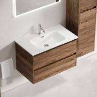 Тумба с раковиной Sancos Libra 80 см дуб чарльстон