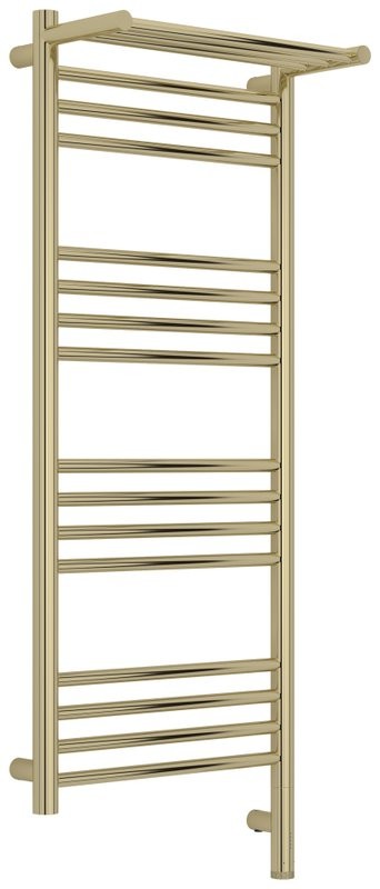 Полотенцесушитель электрический Сунержа Богема 3.1 020-6007-1040 110x45 см, подключение справа, шампань, лесенка, с полкой