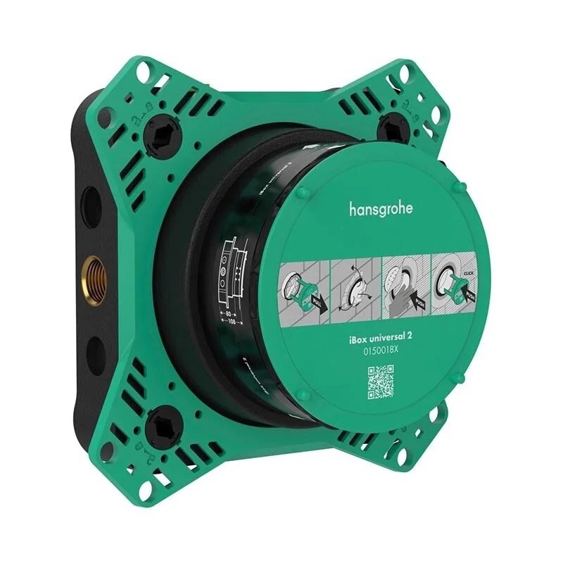 Термостатический смеситель встраиваемый Hansgrohe ShowerSelect Comfort S 15554670 С ВНУТРЕННЕЙ ЧАСТЬЮ, черный матовый