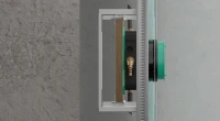 Термостатический смеситель встраиваемый Hansgrohe ShowerSelect Comfort S 15554670 С ВНУТРЕННЕЙ ЧАСТЬЮ, черный матовый