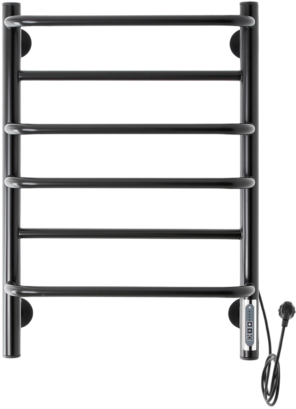 Полотенцесушитель электрический Domoterm Орфей DMT П6 40x60, черный, R