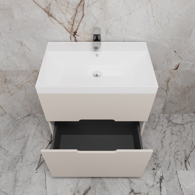 Тумба под раковину без столешницы Style Line Матис 70 напольная, крем