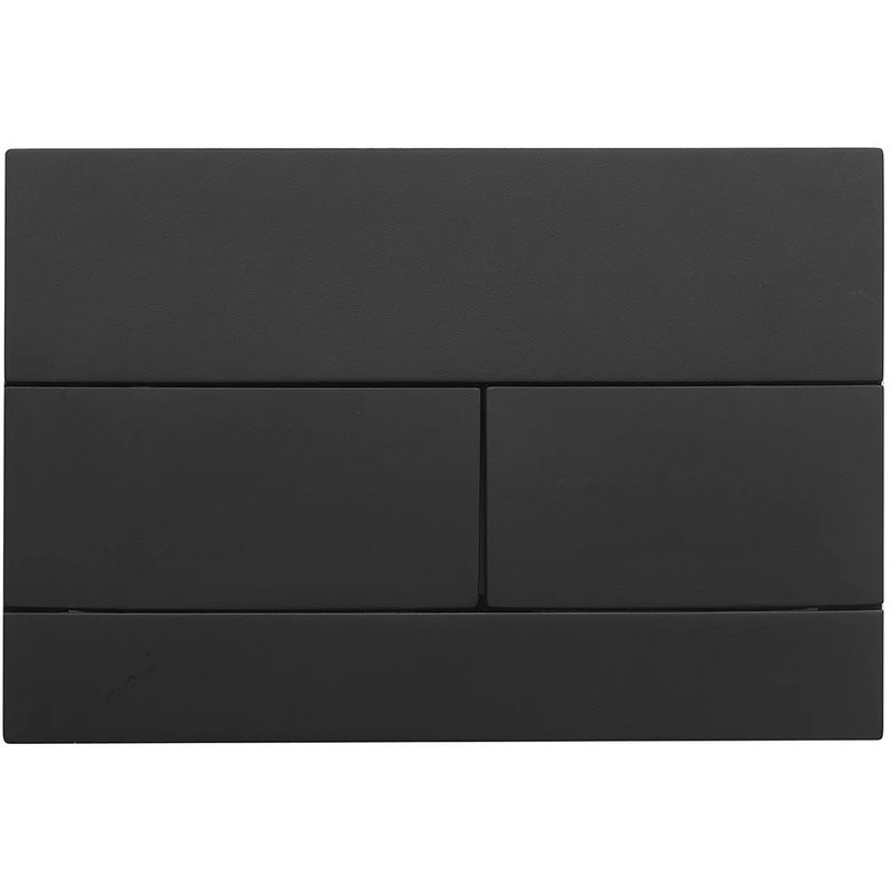 Кнопка смыва для унитаза Veconi Flush V7 пластик, цвет матовый черный