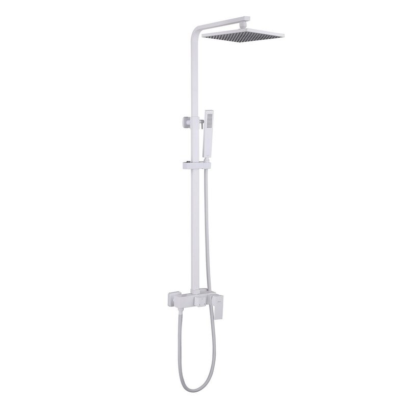 Душевая стойка Abber Daheim AF8220WL матовая белая