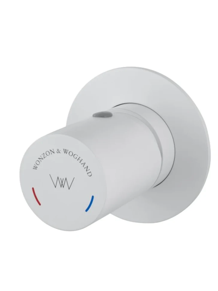 Смеситель для раковины Wonzon & Woghand WW-105-MW С ВНУТРЕННЕЙ ЧАСТЬЮ, матовый белый