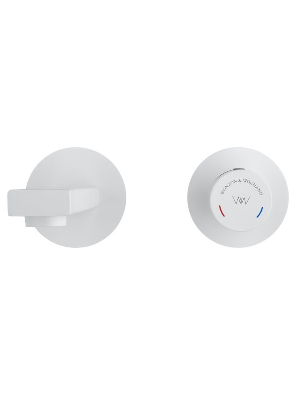 Смеситель для раковины Wonzon & Woghand WW-105-MW С ВНУТРЕННЕЙ ЧАСТЬЮ, матовый белый