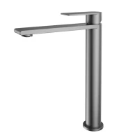 Смеситель для раковины Vincea Vogue SS VBF-2VS2GM вороненая сталь Смеситель для раковины Vincea Vogue SS VBF-2VS2GM вороненая сталь