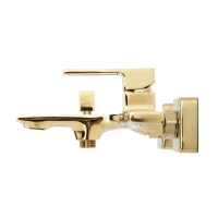 Смеситель для ванны с душем BelBagno Luce LUC-VASM-ORO золото Смеситель для ванны с душем BelBagno Luce LUC-VASM-ORO золото
