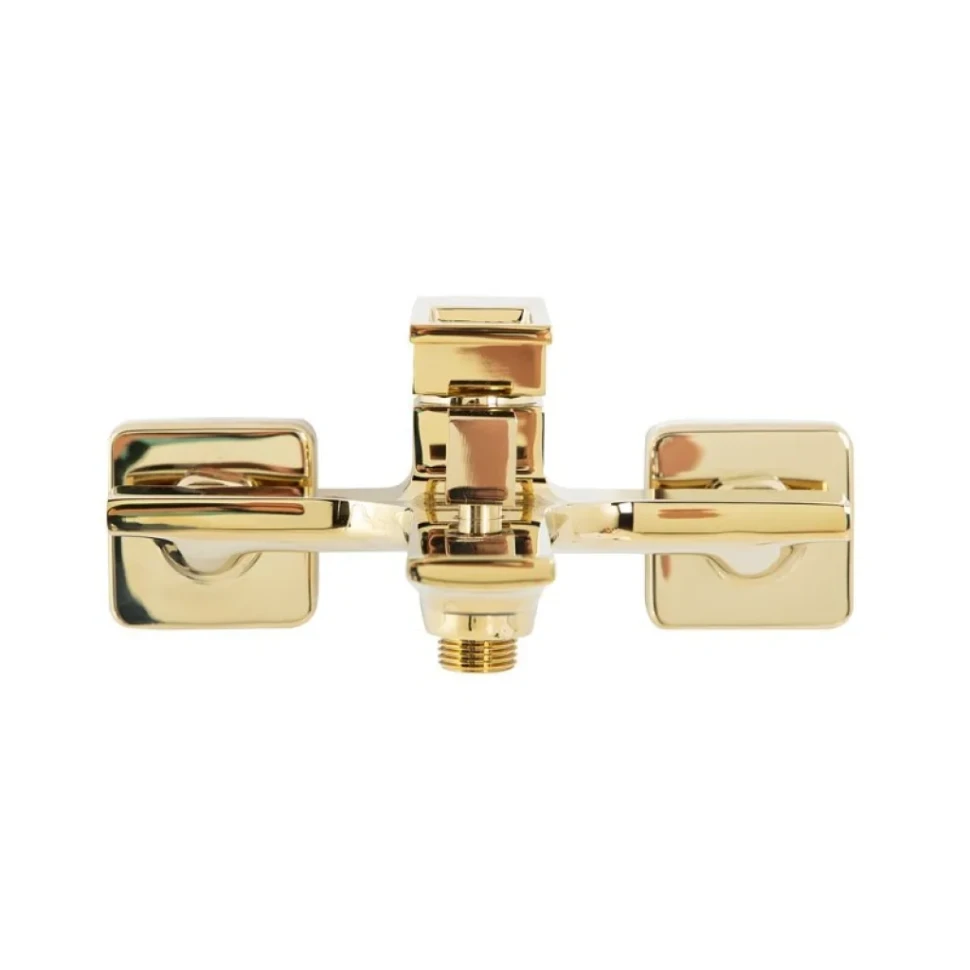 Смеситель для ванны с душем BelBagno Luce LUC-VASM-ORO золото