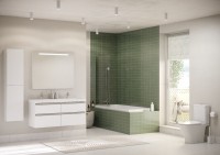 Тумба под раковину без столешницы Roca The Gap 120 4 ящика, белый глянец