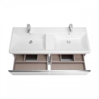 Тумба под раковину без столешницы Roca The Gap 120 4 ящика, белый глянец