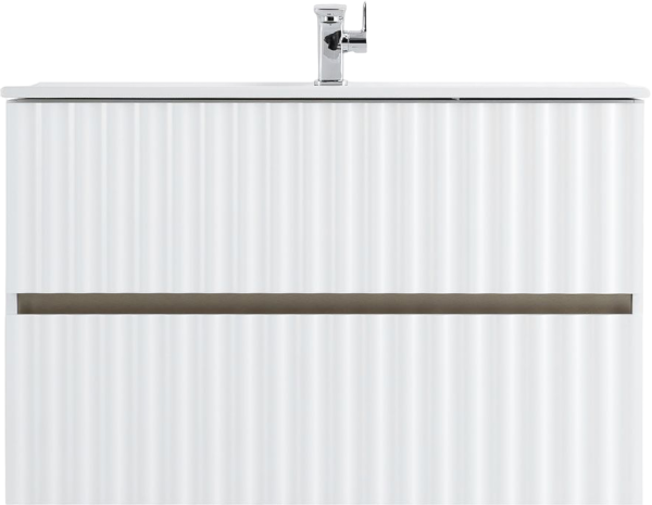 Тумба с раковиной Art&Max Elegant 90 белая матовая