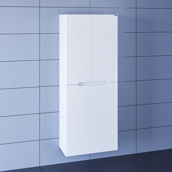 Шкаф пенал для ванной СаНта Лондон 60 подвесной с б/к