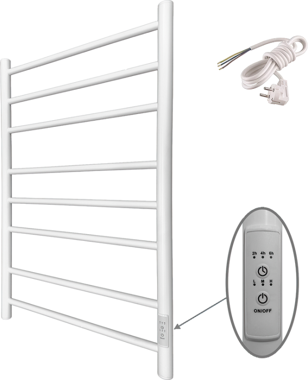 Полотенцесушитель электрический Маргроид Вид 10 СНШ R 81x50 белый матовый