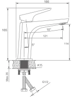 Смеситель для раковины Haiba HB10726-5 золото