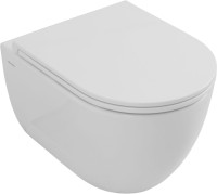 Унитаз подвесной Allen Brau Priority безободковый, белый глянец