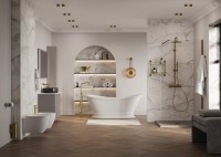 Унитаз подвесной Allen Brau Priority безободковый, белый глянец