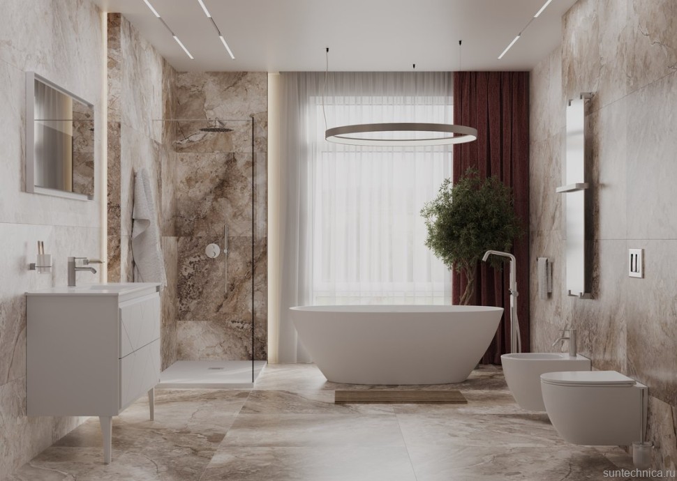 Унитаз подвесной Allen Brau Priority безободковый, белый глянец