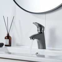 Смеситель для раковины/умывальника Shevanik S5001T, оружейная сталь Смеситель для раковины/умывальника Shevanik S5001T, оружейная сталь