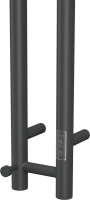Полотенцесушитель электрический Bauedge Stella R 8х80, черный матовый