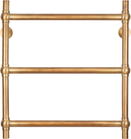 Полотенцесушитель водяной Secado Флоренция 1 65x55 см, бронза, лесенка, латунь