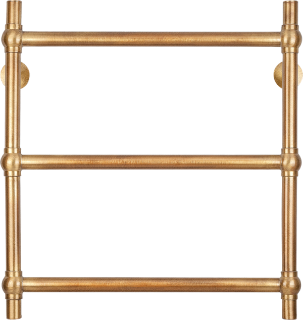 Полотенцесушитель водяной Secado Флоренция 1 65x55 см, бронза, лесенка, латунь