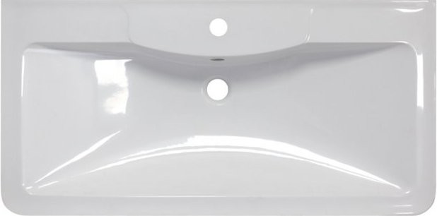 Мебель для ванной комнаты BelBagno Acqua 100 подвесная, bianco lucido