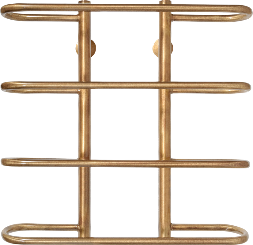 Полотенцесушитель водяной Secado Венеция 4603777476762 65x50 см, бронза, лесенка, латунь