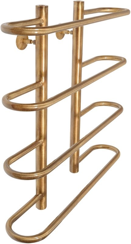 Полотенцесушитель водяной Secado Венеция 4603777476762 65x50 см, бронза, лесенка, латунь