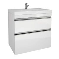 Тумба с раковиной Dreja Grace Plus 60 подвесная, белый глянец