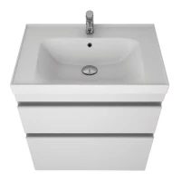 Тумба с раковиной Dreja Grace Plus 60 подвесная, белый глянец