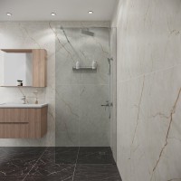 Душевая перегородка Niagara Eco NG-531-80 80х190, профиль хром, стекло прозрачное