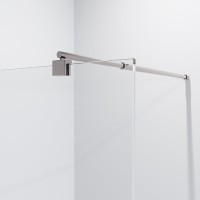 Душевая перегородка Niagara Eco NG-531-80 80х190, профиль хром, стекло прозрачное