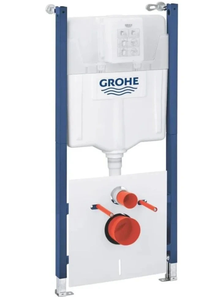 Система инсталляции для унитазов Grohe Rapid SL 39702000 3 в 1 с панелью смыва