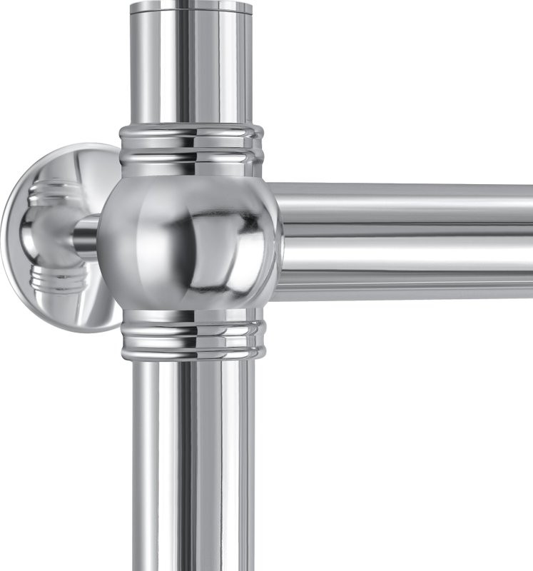 Полотенцесушитель водяной Secado Флоренция 1 100x55 см, глянцевый хром, лесенка