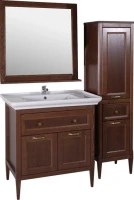 Тумба с раковиной ASB-Woodline Гранда 85 антикварный орех Тумба с раковиной ASB-Woodline Гранда 85 антикварный орех