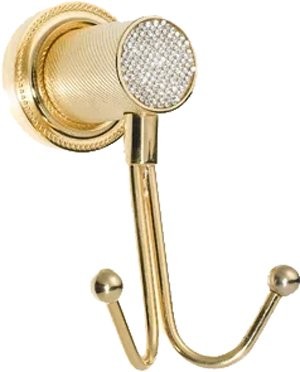Крючок Boheme Royal Cristal Gold двойной