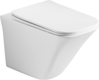 Унитаз подвесной Ceramicanova Mono CN1902 с микролифтом, безободковый