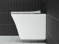 Унитаз подвесной Ceramicanova Mono CN1902 с микролифтом, безободковый